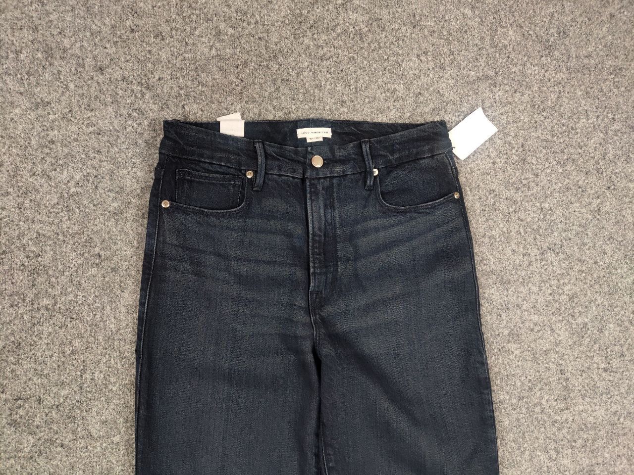 Good American Good American classic Design Ankle Dark Blue Denim Jeans Size 30" / US 8 / IT 44 - 4 Thumbnail