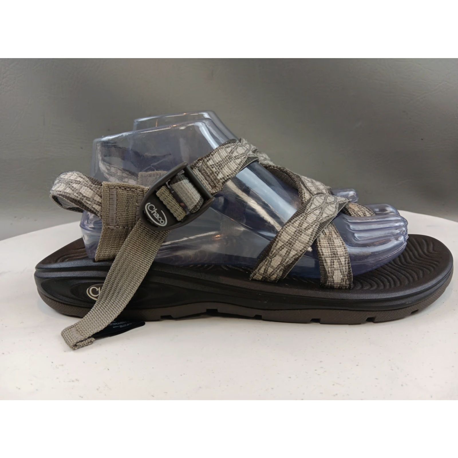 Chaco Chacos Z Boulder 2 Strappy Sandals Women's Size 11 Gray White Zig Zag - Sandal - Women Size US 9 / IT 39 - 7 Thumbnail