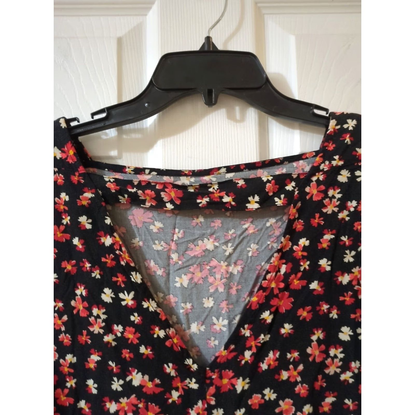 Gap GAP Dress Floral Mini Women's Size M Black Pockets Short Fall Spring Summer Casual Party/Wedding Women Size M / US 6-8 / IT 42-44 - 7 Thumbnail