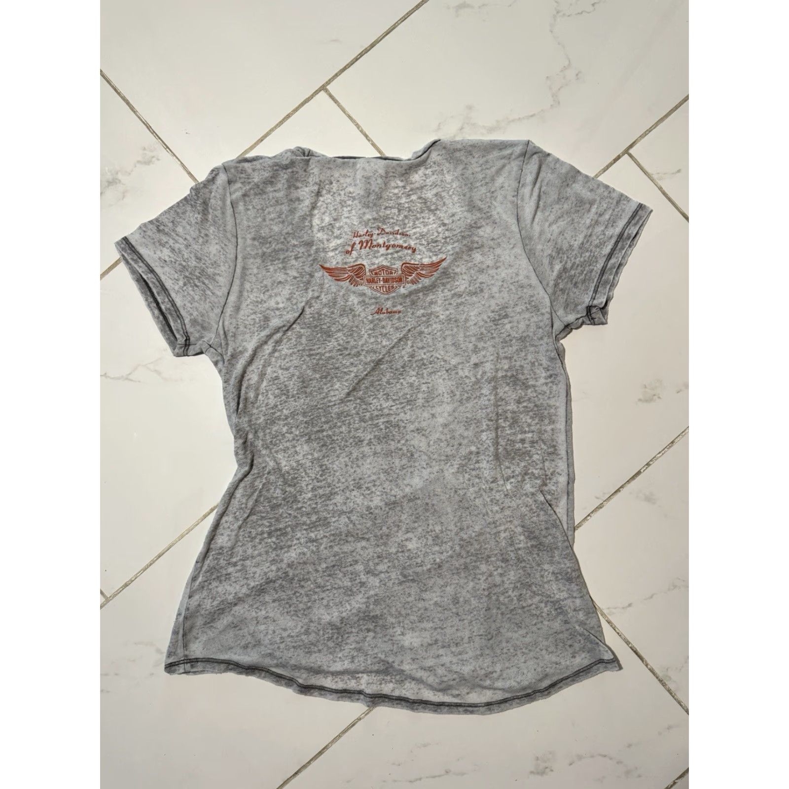 Harley Davidson Harley Davidson T-Shirt Women’s Gray Lightweight Graphic L Shirt Motorcycle Womens Size L / US 10 / IT 46 - 6 Thumbnail