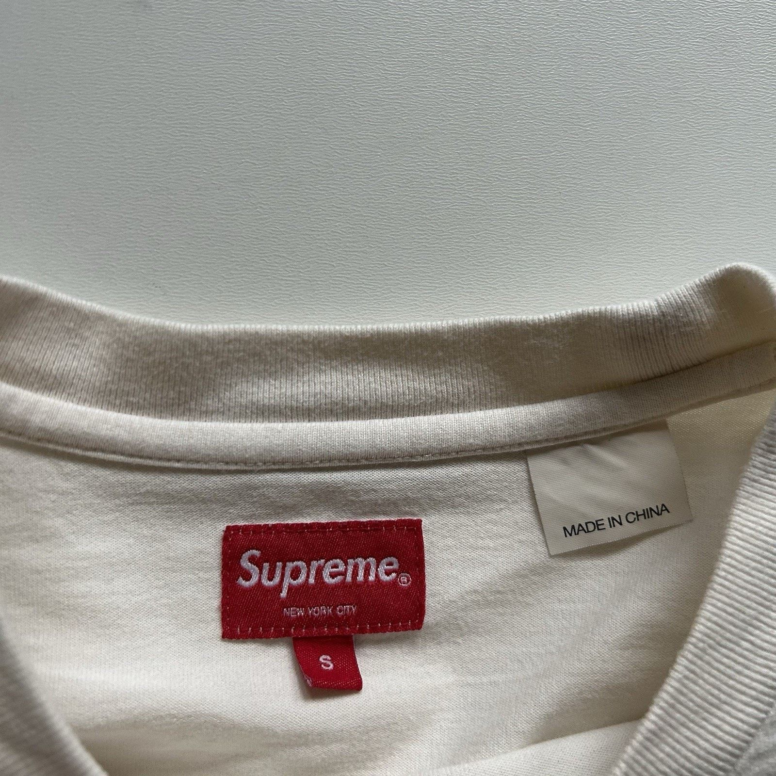 Supreme × Vintage Supreme Mini Box Logo Long Sleeve Shirt Small White Cotton Size US S / EU 44-46 / 1 - 3 Thumbnail