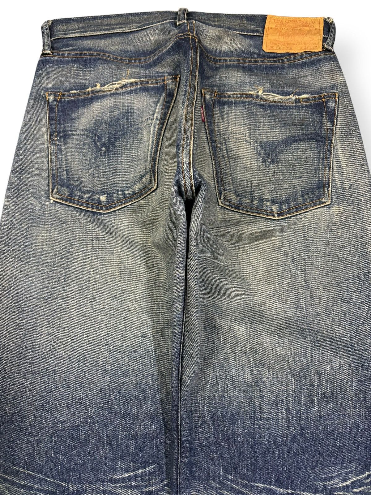 Levi's Vintage 70s Levis 501XX Big E Selvedge Mud Wash Jeans Repro Size US 31 - 11 Thumbnail