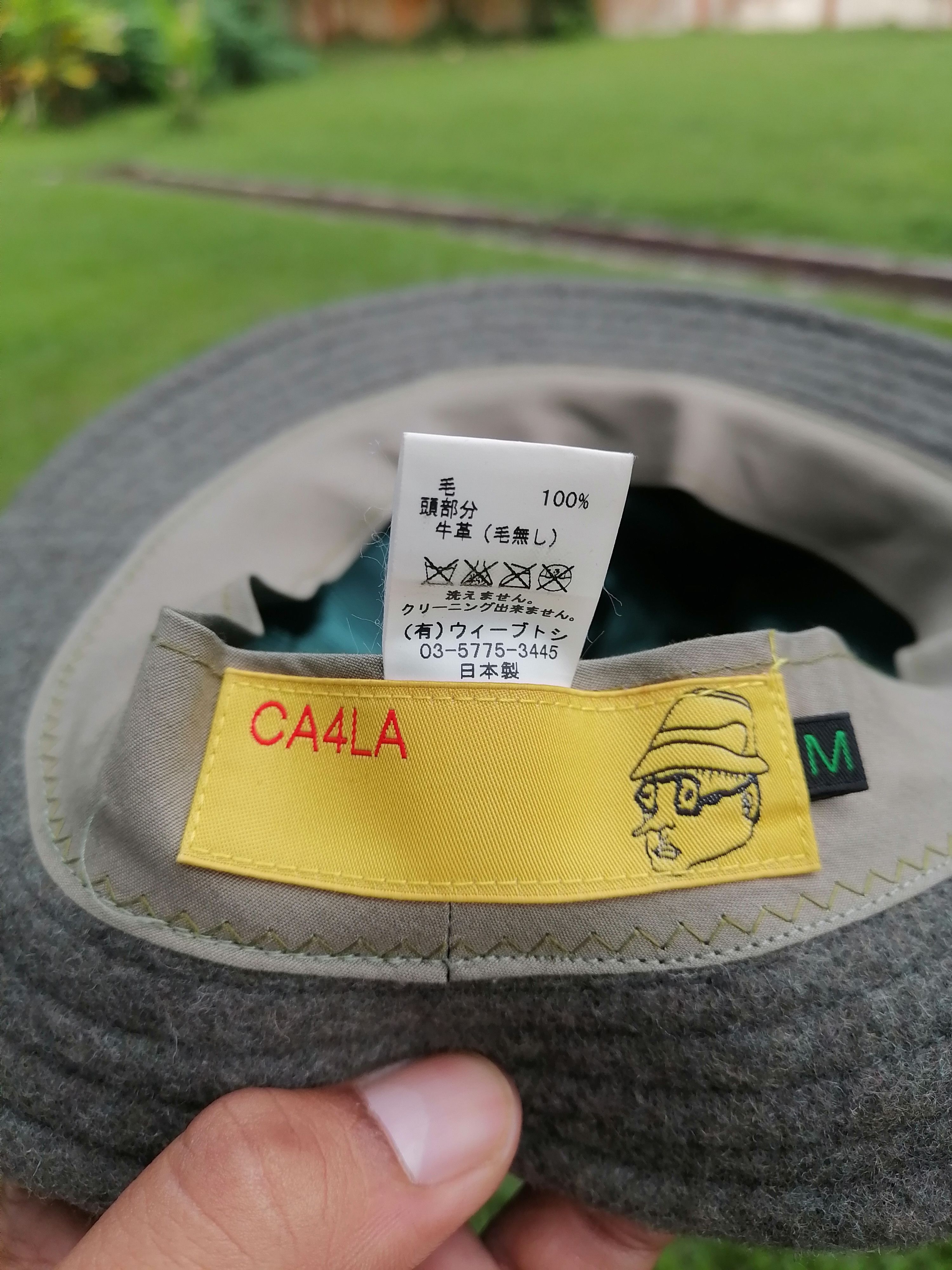 CA4LA × Designer × Japanese Brand Ca4la Wool Leather Hat Size ONE SIZE - 8 Thumbnail