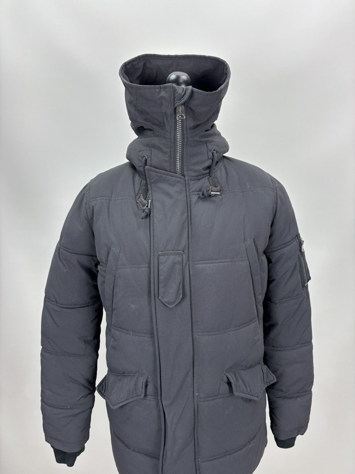 Schott Mens parka Schott NYC Size S Color Black Size US S / EU 44-46 / 1 - 2 Thumbnail
