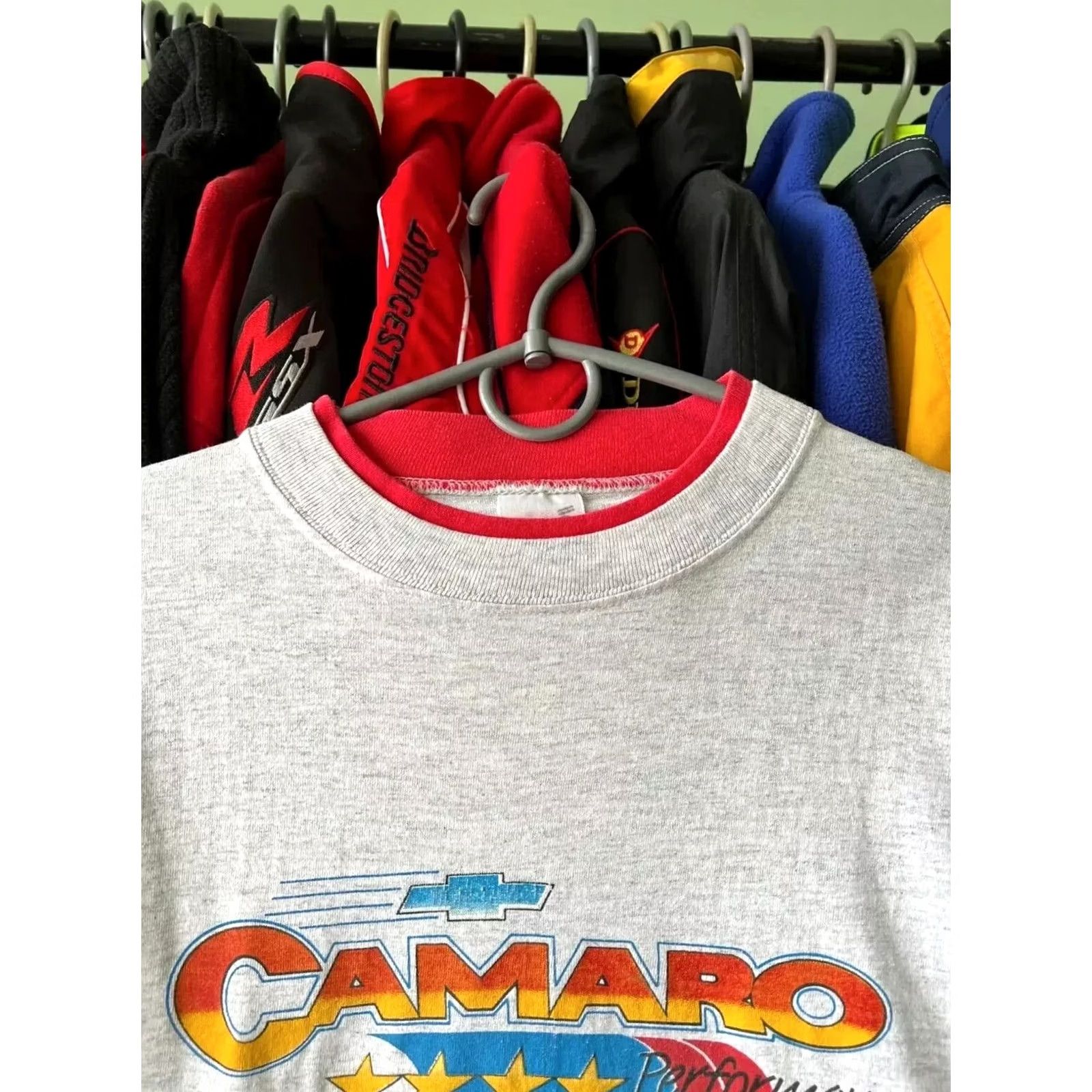 Vintage VINTAGE CHEVROLET CAMARO USA-1 TEE T-SHIRT MEN'S SIZE L Shirt Adult L Gray Nike? Size US L / EU 52-54 / 3 - 3 Thumbnail