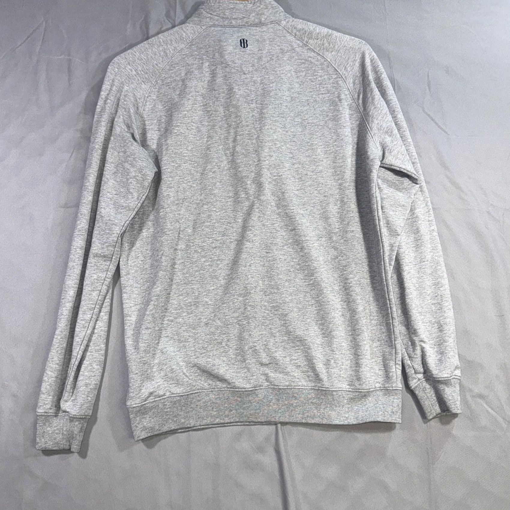 Vintage Holderness & Bourne Sweatshirt Mens Small Gray 1/4 Zip Mock Neck Golf Stretch Size US S / EU 44-46 / 1 - 2 Thumbnail