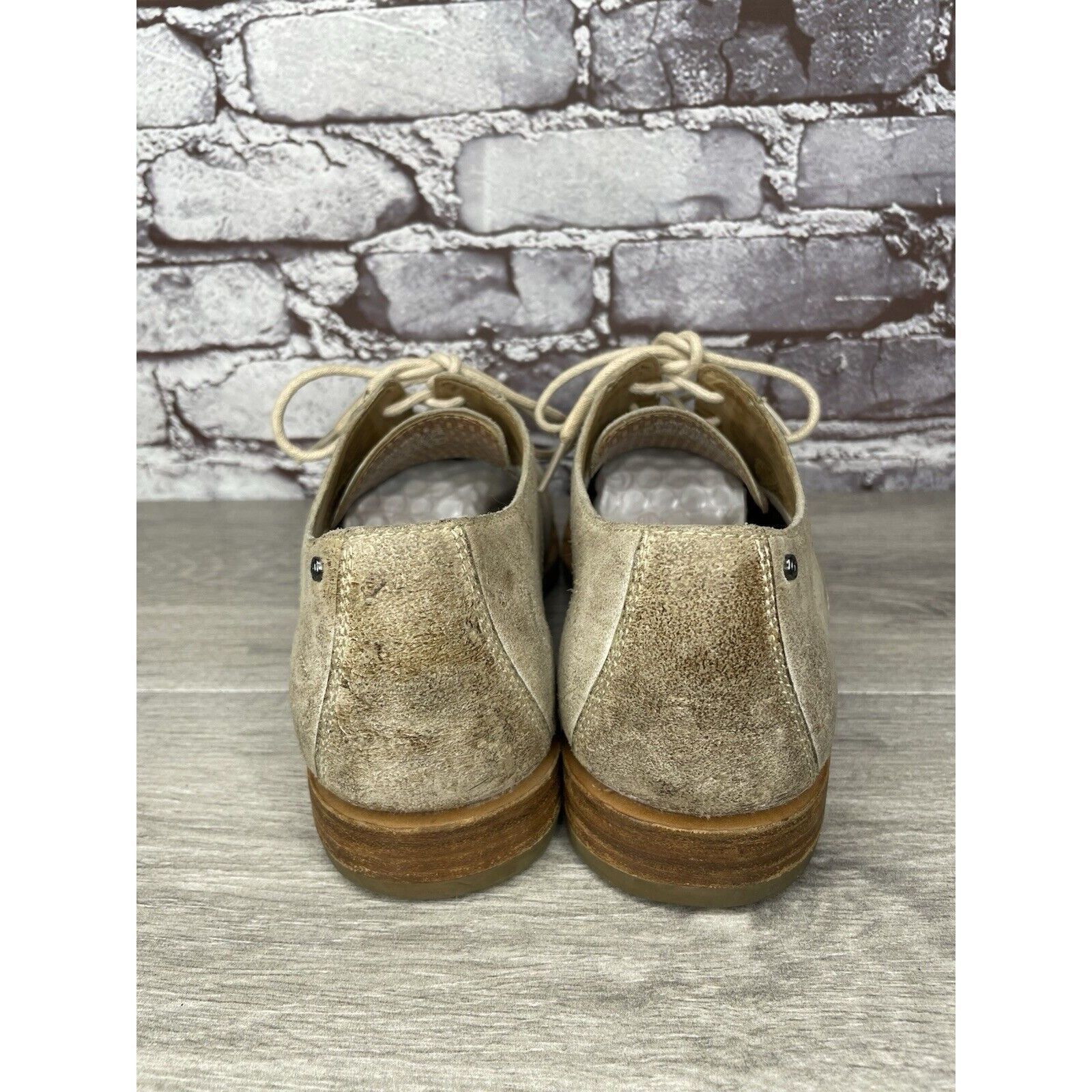 Rockport Rockport Adiprene Light Taupe Leather Cap Toe Oxfords Lace S Size US 8.5 / EU 41-42 - 5 Thumbnail
