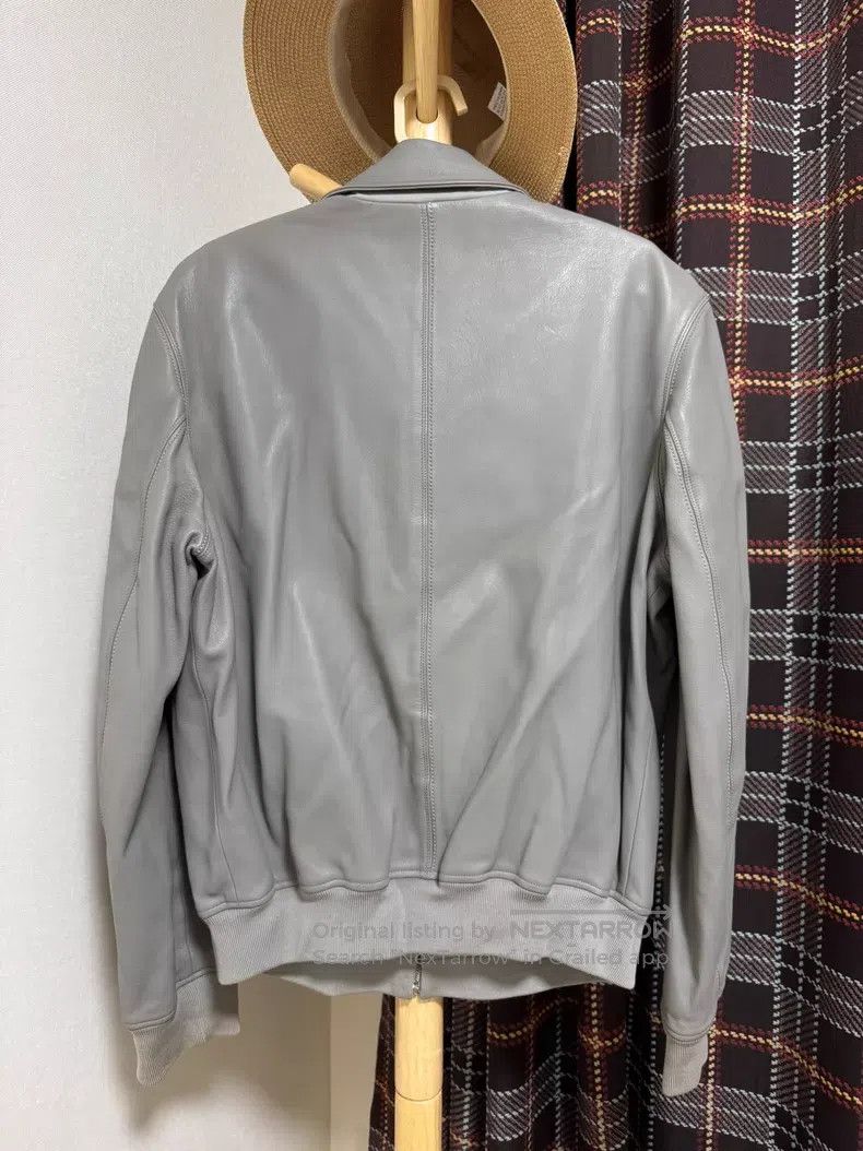 Hermes Hermes Sheepskin Leather Jacket, Elephant Grey, Sophistica Size US L / EU 52-54 / 3 - 2 Thumbnail