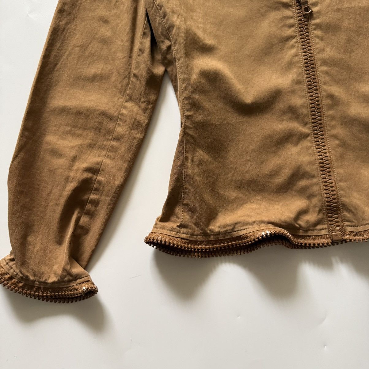 Miu Miu Vintage Miu Miu - Prada era Exposed Zipper Trim Jacket Size M / US 6-8 / IT 42-44 - 4 Thumbnail