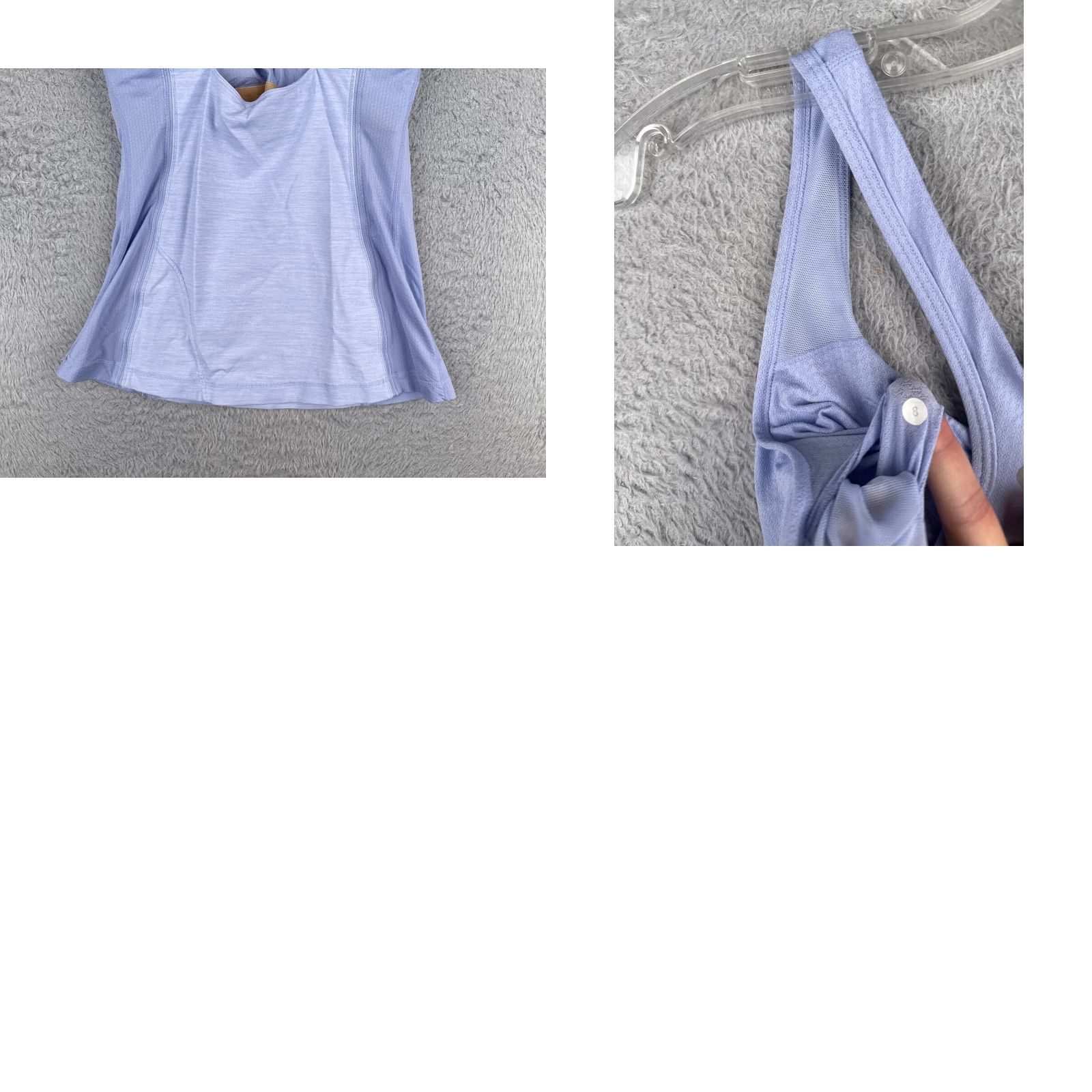 Lululemon Lululemon Shirt Women 8 Purple Two Tone Racerback Built In Bra Gym Yoga Casual Tank Sleeveless Size M / US 6-8 / IT 42-44 - 9 Thumbnail