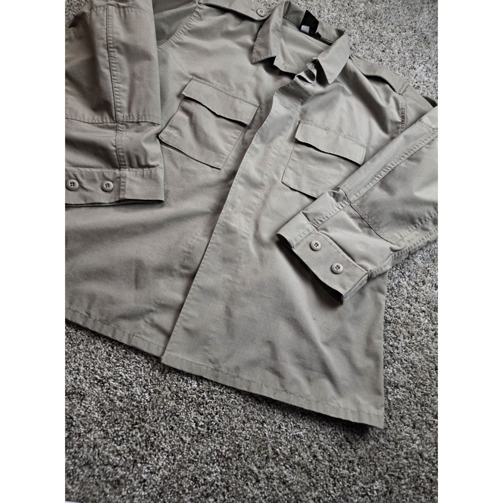 Propper VINTAGE PROPPER Jacket Mens Large Long Brown Khaki Military Combat Size US L / EU 52-54 / 3 - 2 Thumbnail