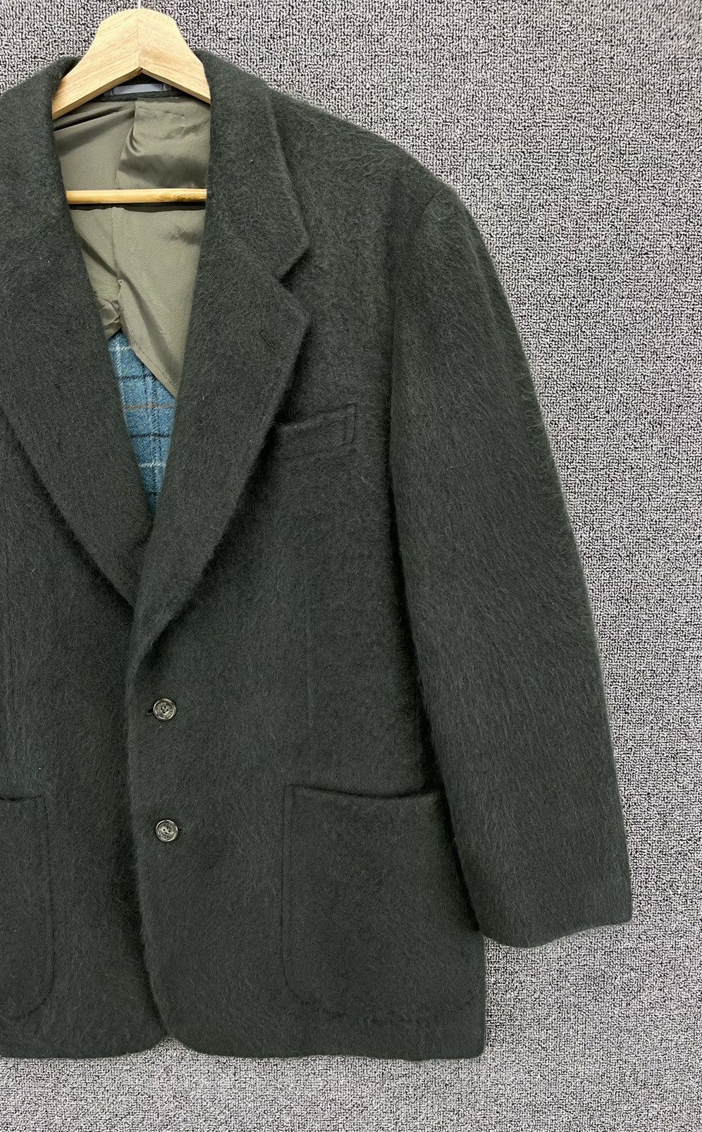 Lanvin Vintage Lanvin Green Wool Blazers Coats Jacket Size US L / EU 52-54 / 3 - 4 Thumbnail