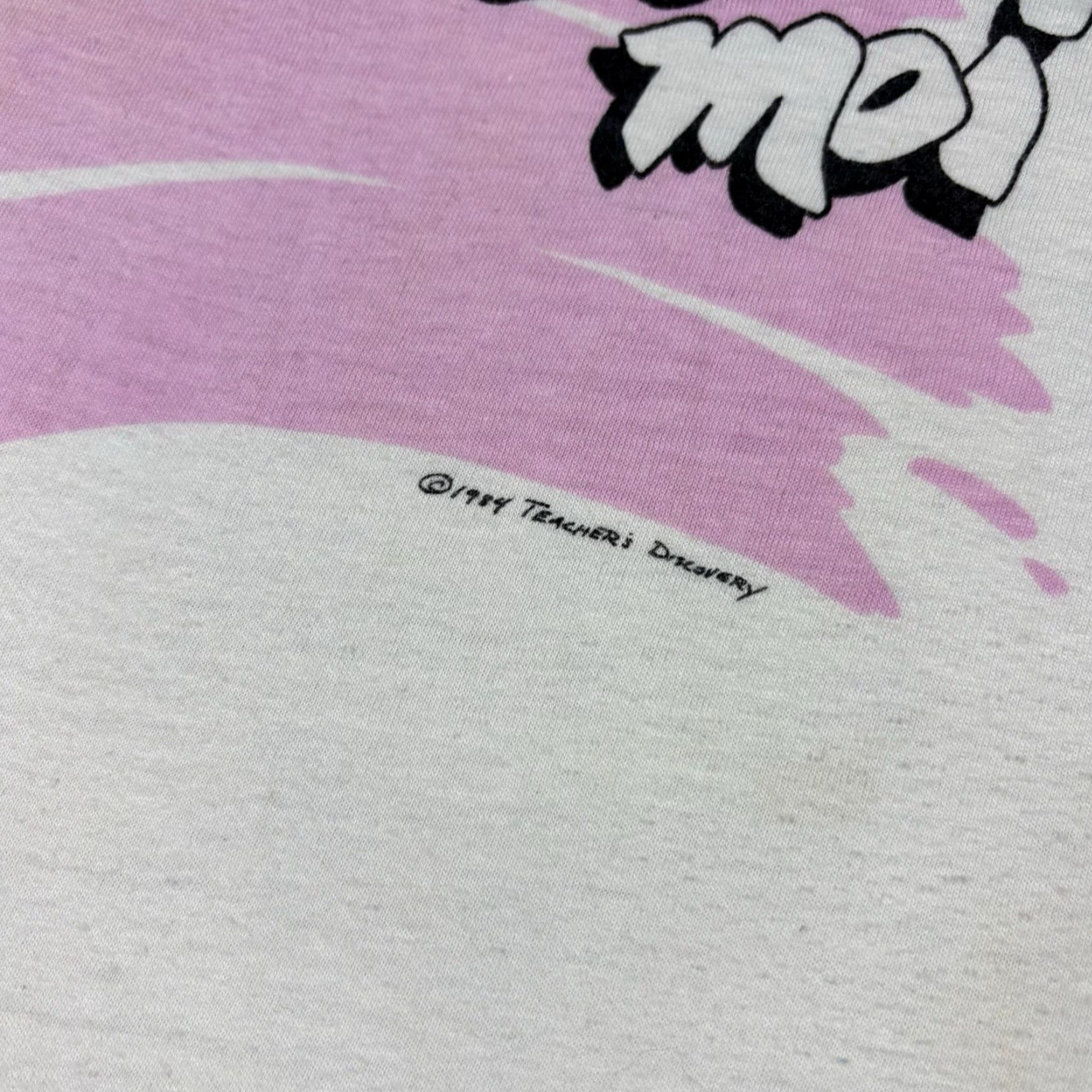 Vintage VINTAGE Embrasse Moi T Shirt French Funny Humor White Long Sleeve L Women 90s Barbie Screen Stars Designers? Size L / US 10 / IT 46 - 7 Thumbnail