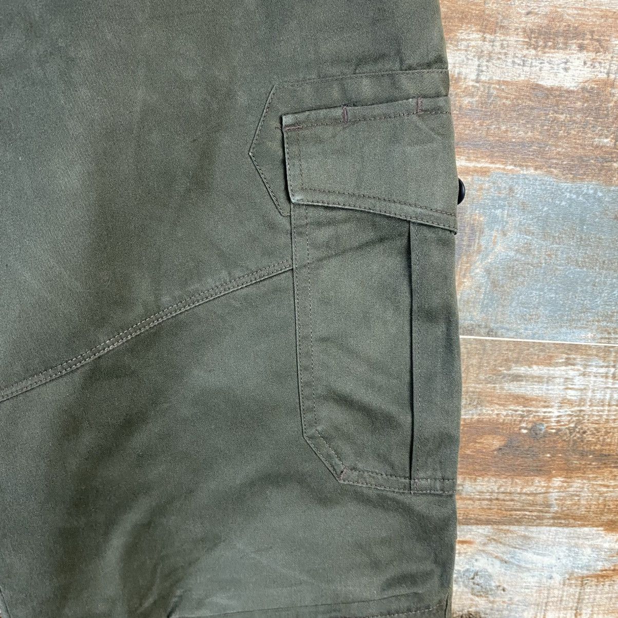Japanese Brand DL Burtle Green Cargo Multipocket Pants #C989 Size US 33 - 9 Thumbnail