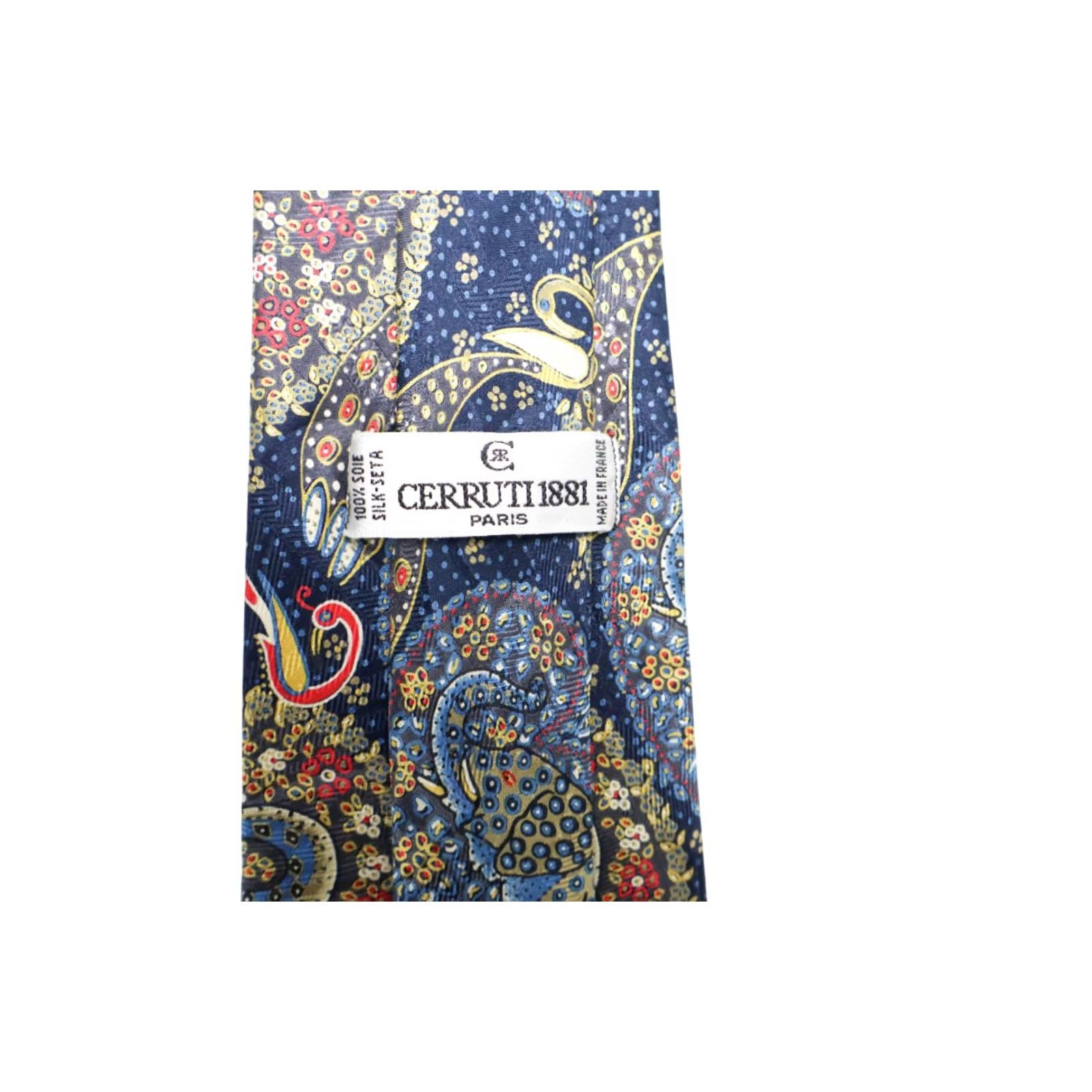 Cerruti 1881 CERRUTI 1881 Tie Men's ONE SIZE Multicolor Patterned Pure Silk Size ONE SIZE - 6 Thumbnail