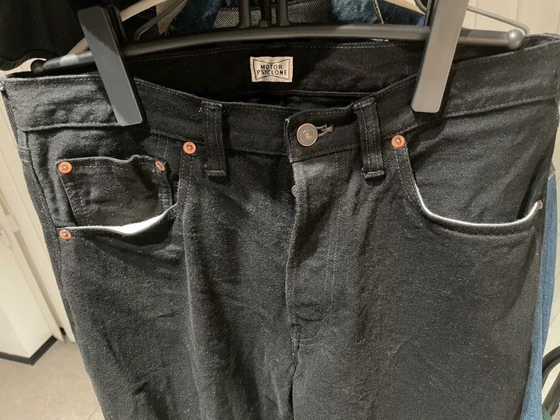 Freewheelers Freewheelers Vulcanised black jeans Size US 33 - 2 Thumbnail