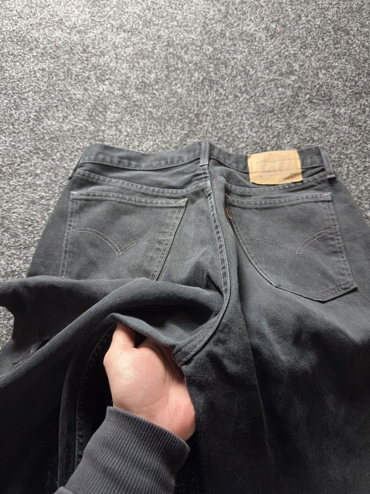 Vintage Vintage 90s Custom Chrome Hearts Style Cross Denim Jeans Size US 33 - 19 Thumbnail