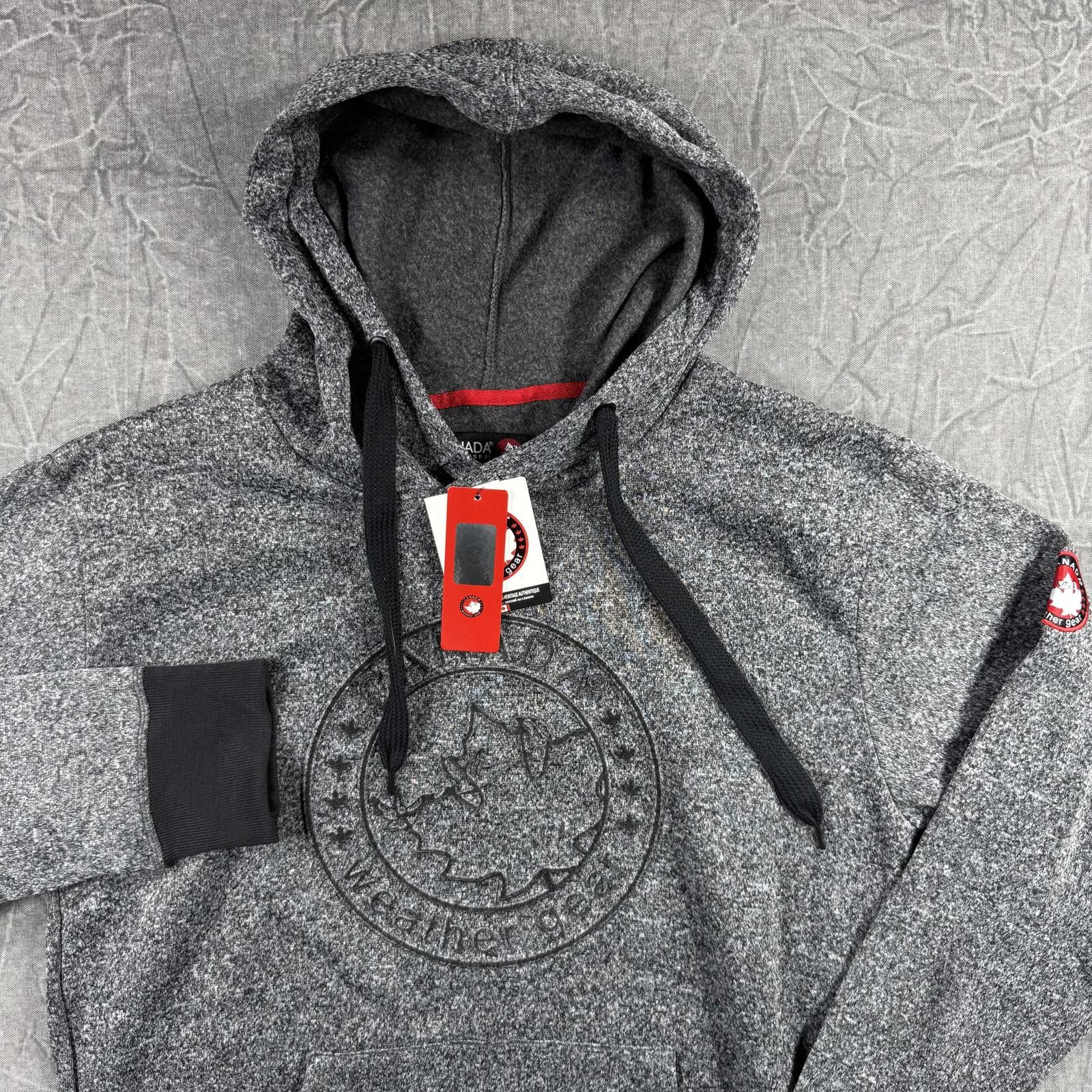 Other Canada Weather Gear Sweater Men's L Grey Hoodie NEW Size US L / EU 52-54 / 3 - 1 Thumbnail