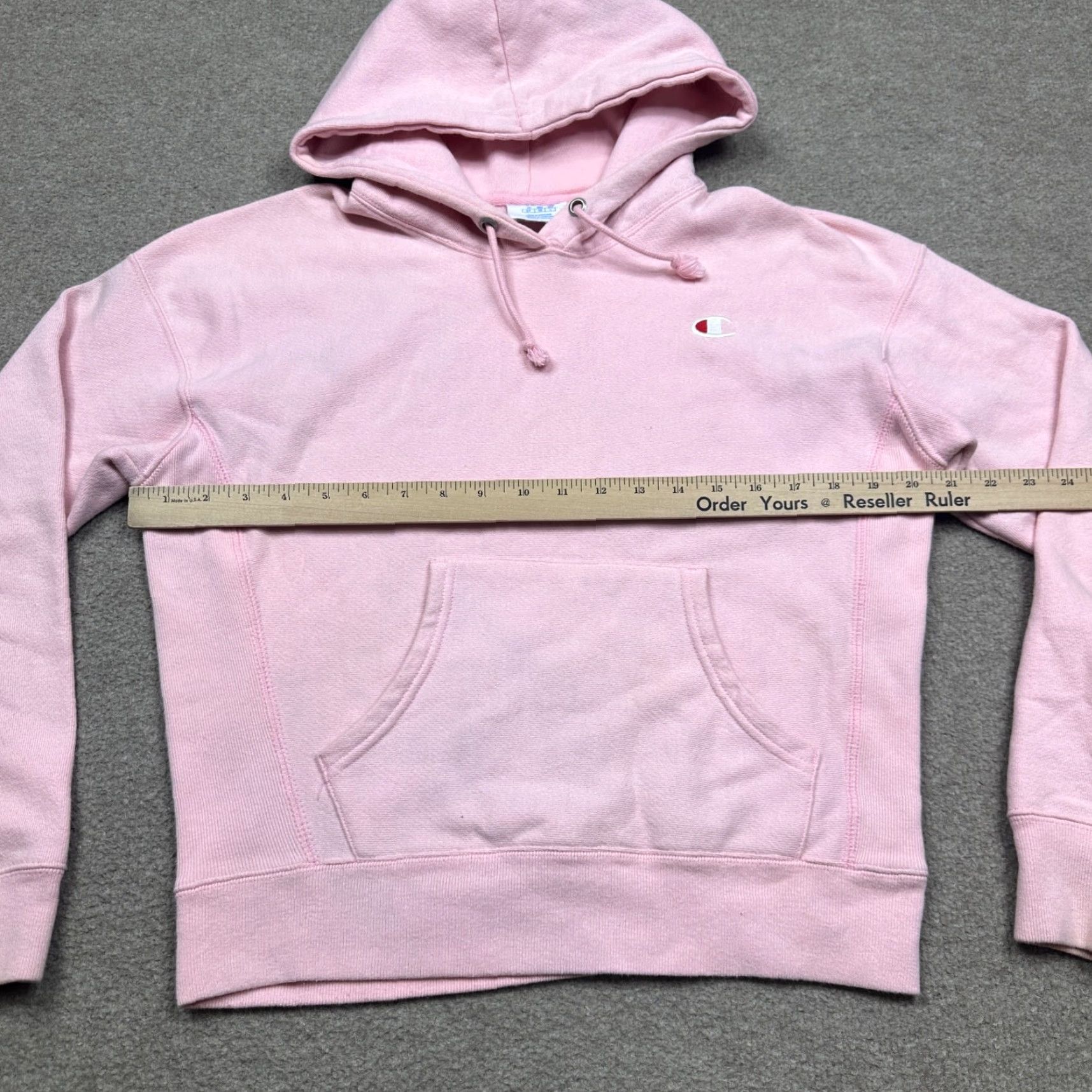 Champion VINTAGE Champion Hoodie Women's Size S Pink Pullover Reversible Fleece Casual Winter Size S / US 4 / IT 40 - 6 Thumbnail