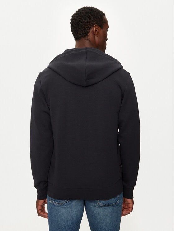 Hugo Boss Boss Through Saggy Black Logo Zip Pocket Hoodie Sweatshirt Size US L / EU 52-54 / 3 - 3 Thumbnail