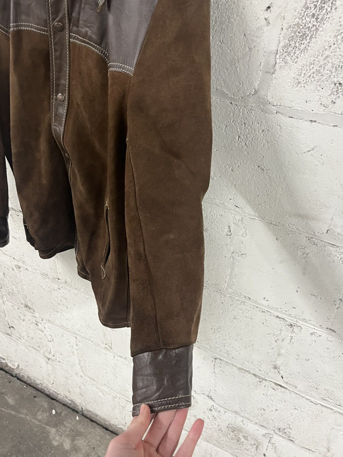 Schott Shott vintage rancher jacker rare suede brown 70s Size US XL / EU 56 / 4 - 4 Thumbnail