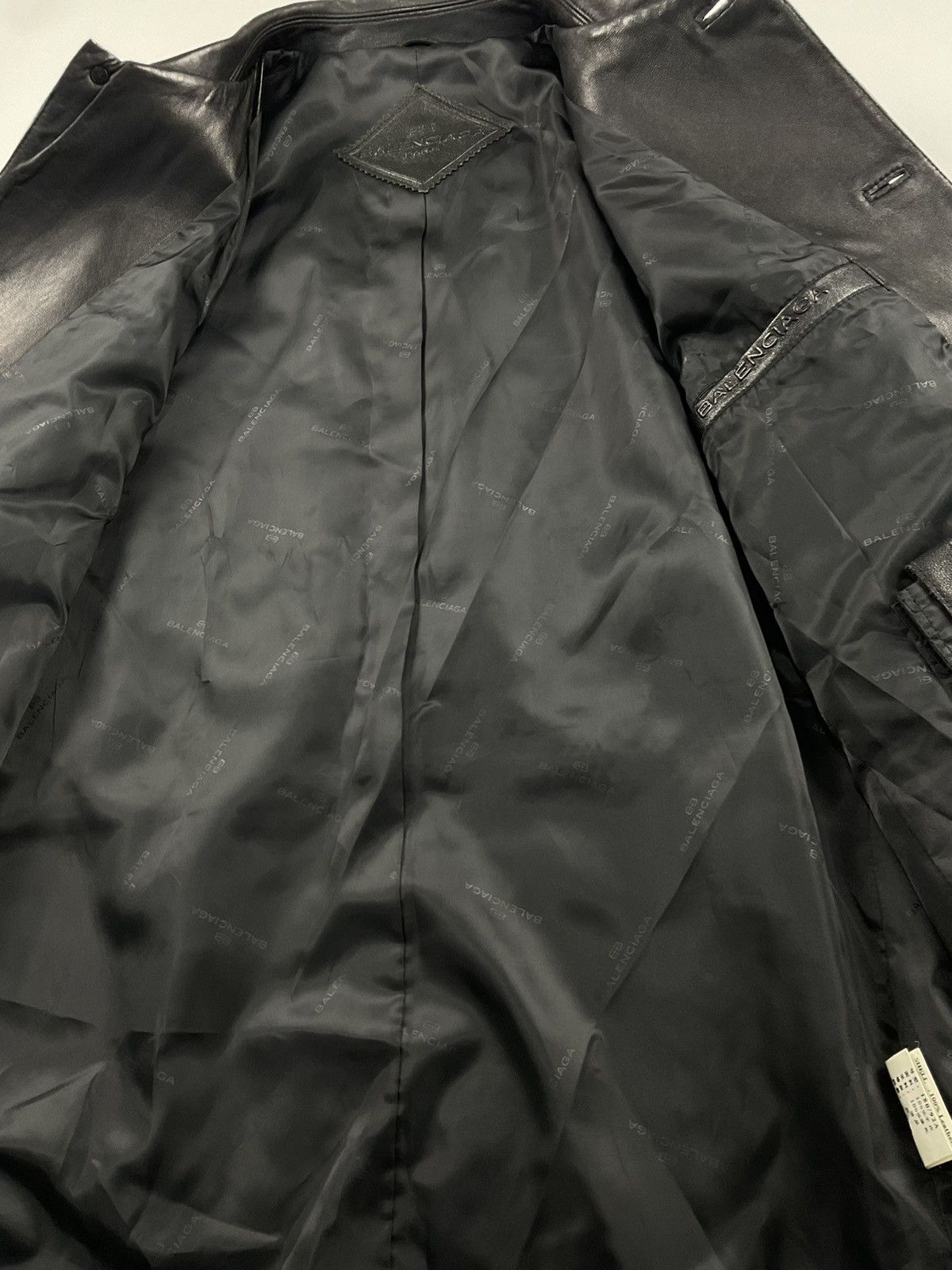 Balenciaga Vintage Balenciaga Leather Jacket Size US XL / EU 56 / 4 - 8 Thumbnail