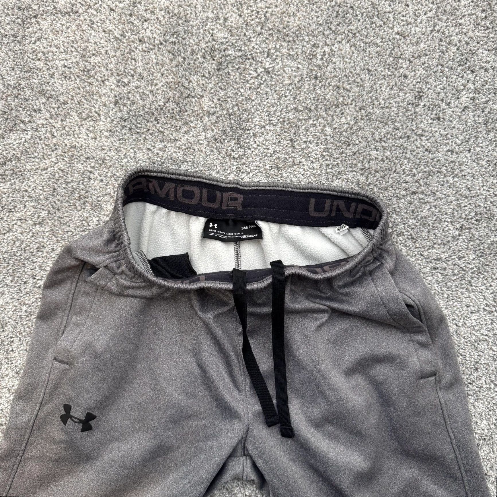 Under Armour Under Armour Pants S Gray ColdGear Fleece Joggers Sweatpants Womens Regular Small Heathered Gray Size 28" / US 6 / IT 42 - 6 Thumbnail