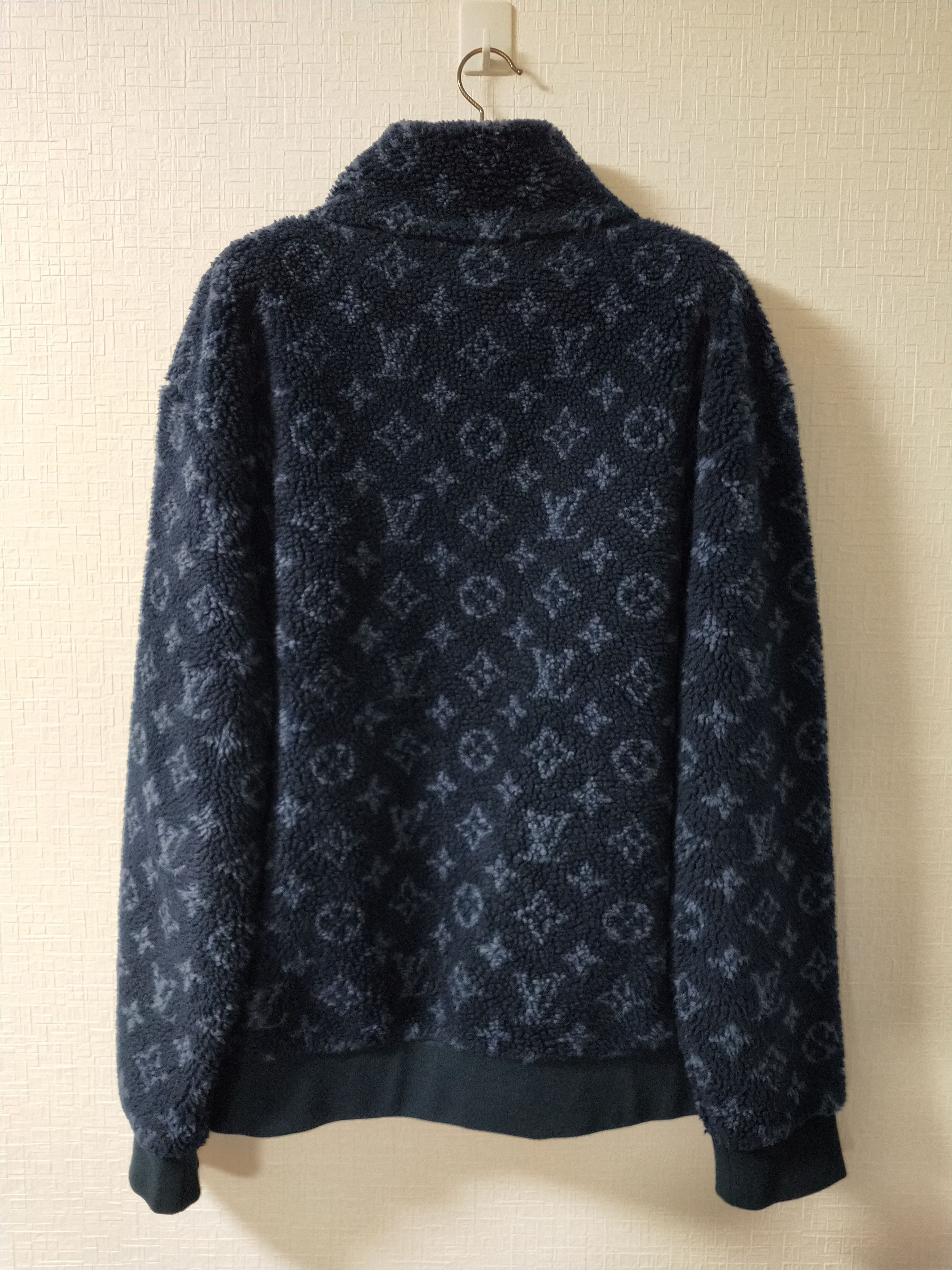 Louis Vuitton Monogram Fleece Zip Jacket Size US L / EU 52-54 / 3 - 2 Thumbnail