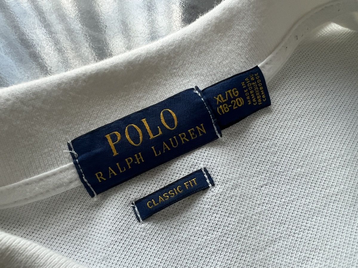Polo Ralph Lauren Polo Ralph Lauren : Number Three No.3 White Classic Size US XL / EU 56 / 4 - 5 Thumbnail