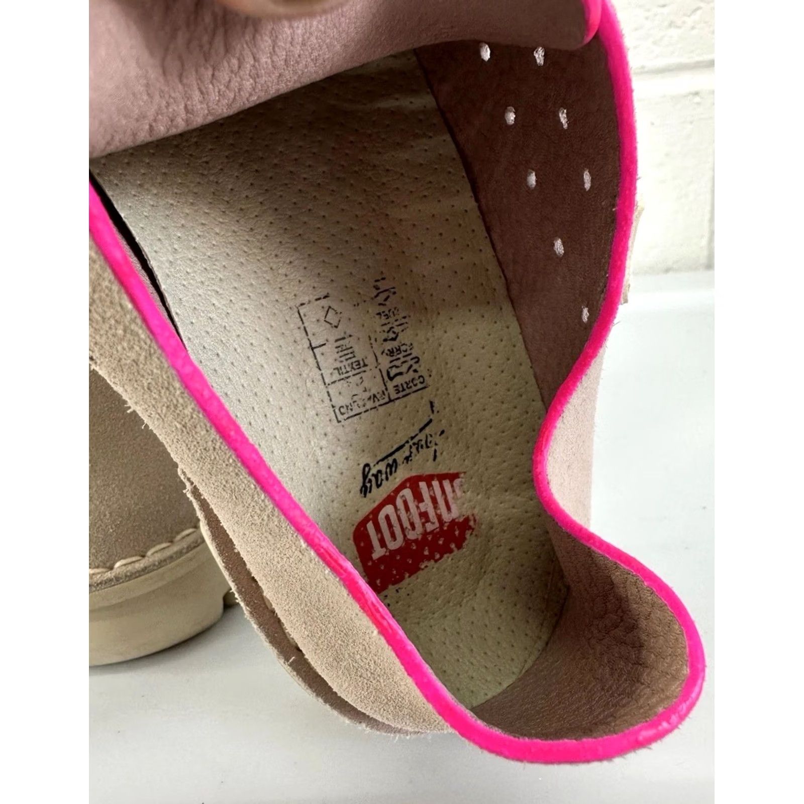 Asket OnFoot Sneaker Pink Suede Spain Sz 38 US 7.5 30200 Basket Fluor Size US 8 / IT 38 - 6 Thumbnail