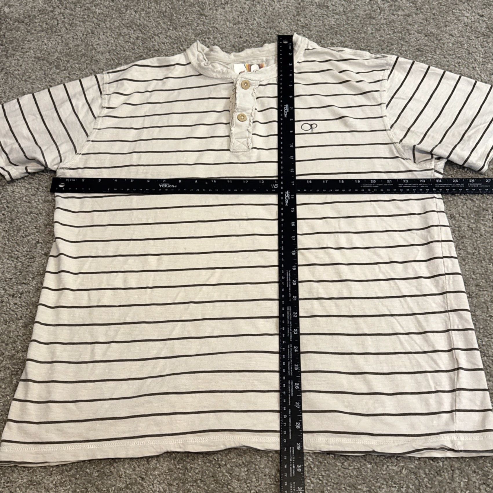 Ocean Pacific VINTAGE Ocean Pacific OP White Brown Stripe Henley T-Shirt XL Skate Surf 90s Boys Mens Size US XL / EU 56 / 4 - 6 Thumbnail