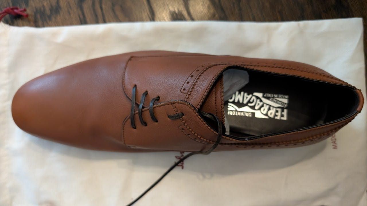 Salvatore Ferragamo Salvatore Ferragamo Derby Shoes Size US 11.5 / EU 44-45 - 5 Thumbnail