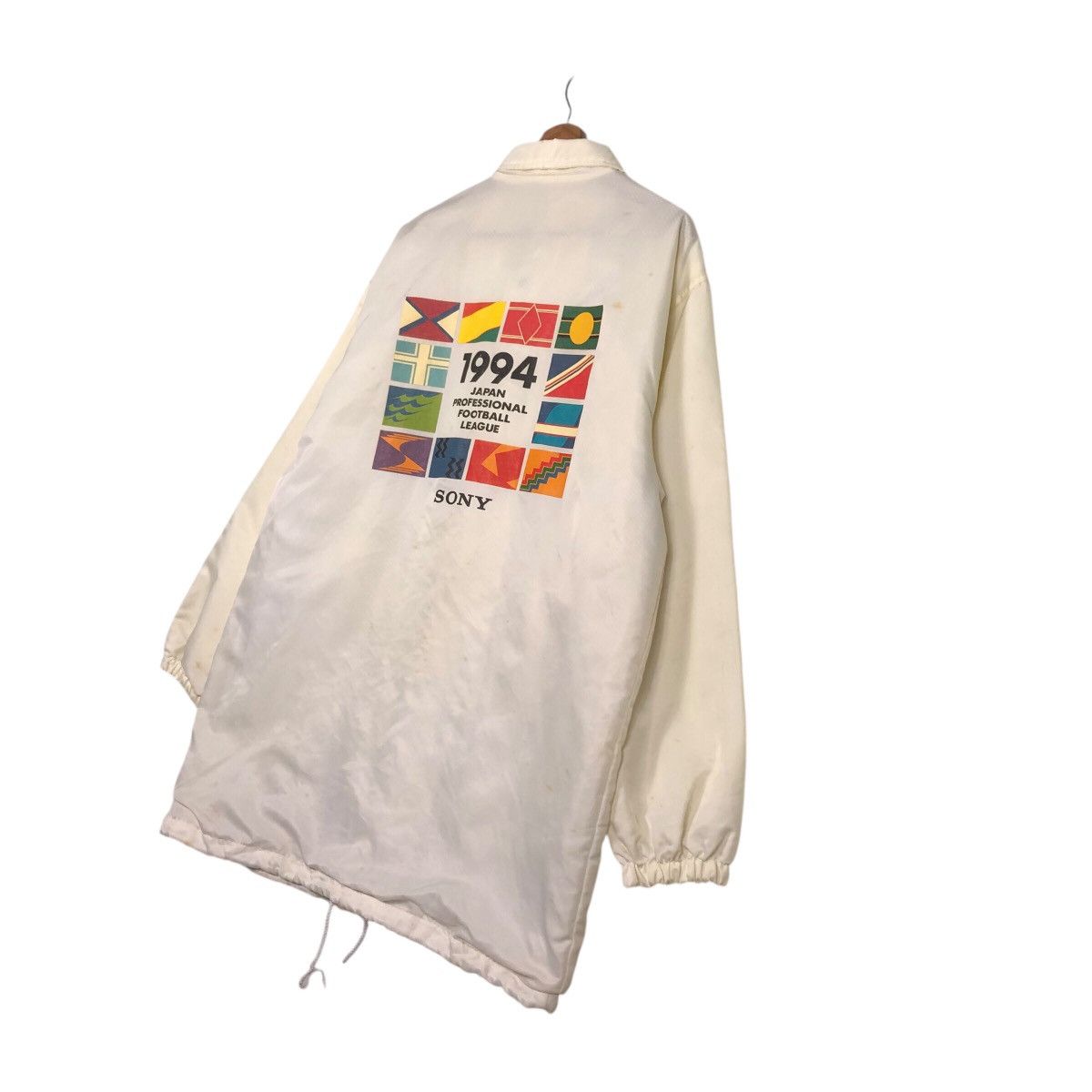 Japanese Brand Vintage 1994 J.League Sony Big Logo Sportswear Issey Miyake Size US M / EU 48-50 / 2 - 11 Thumbnail