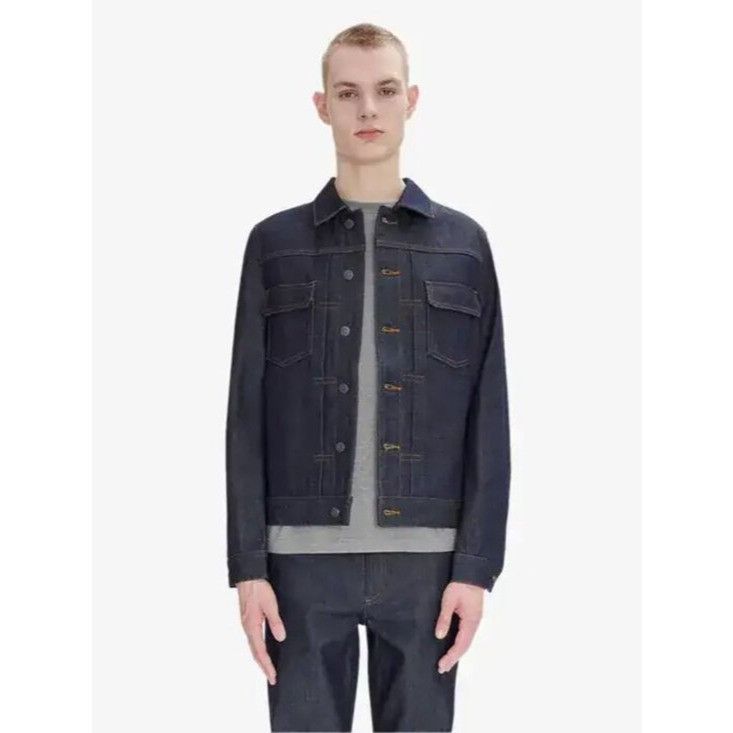 A.P.C. A.P.C. Selvedge Denim Work Jacket Japanese Selvedge Jean Size US S / EU 44-46 / 1 - 4 Thumbnail