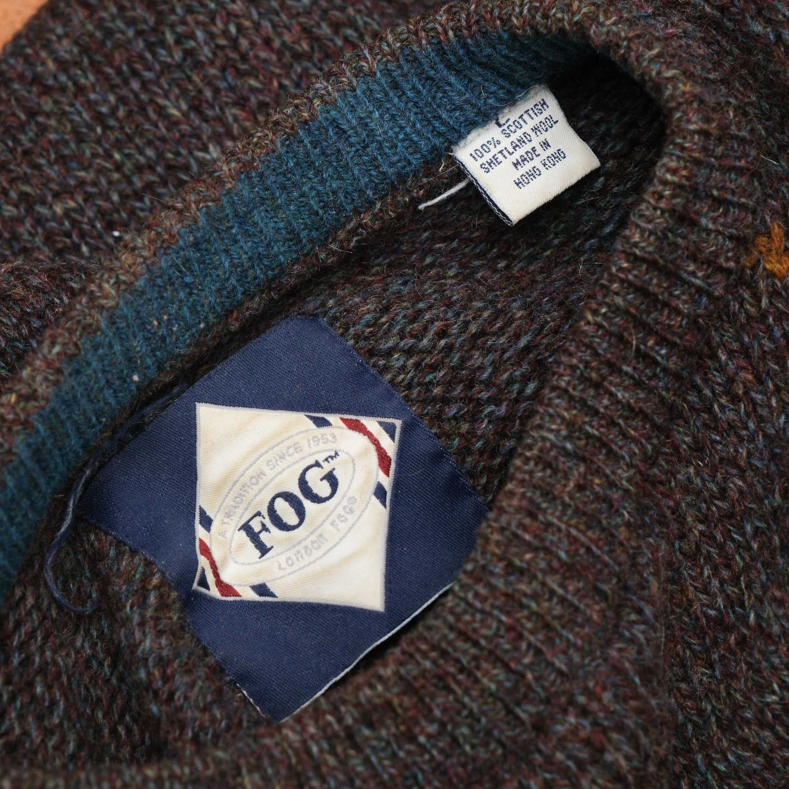 London Fog VTG London Fog Made in Scotland Shetland Wool Sweater L Size US L / EU 52-54 / 3 - 5 Thumbnail
