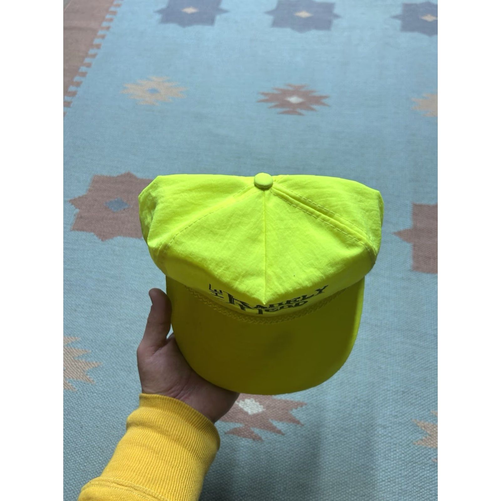 Vintage VINTAGE Strapback Hat Cap The Rarely Herd Yellow Adjustable Snapback Men Music Accessories Size ONE SIZE - 3 Thumbnail