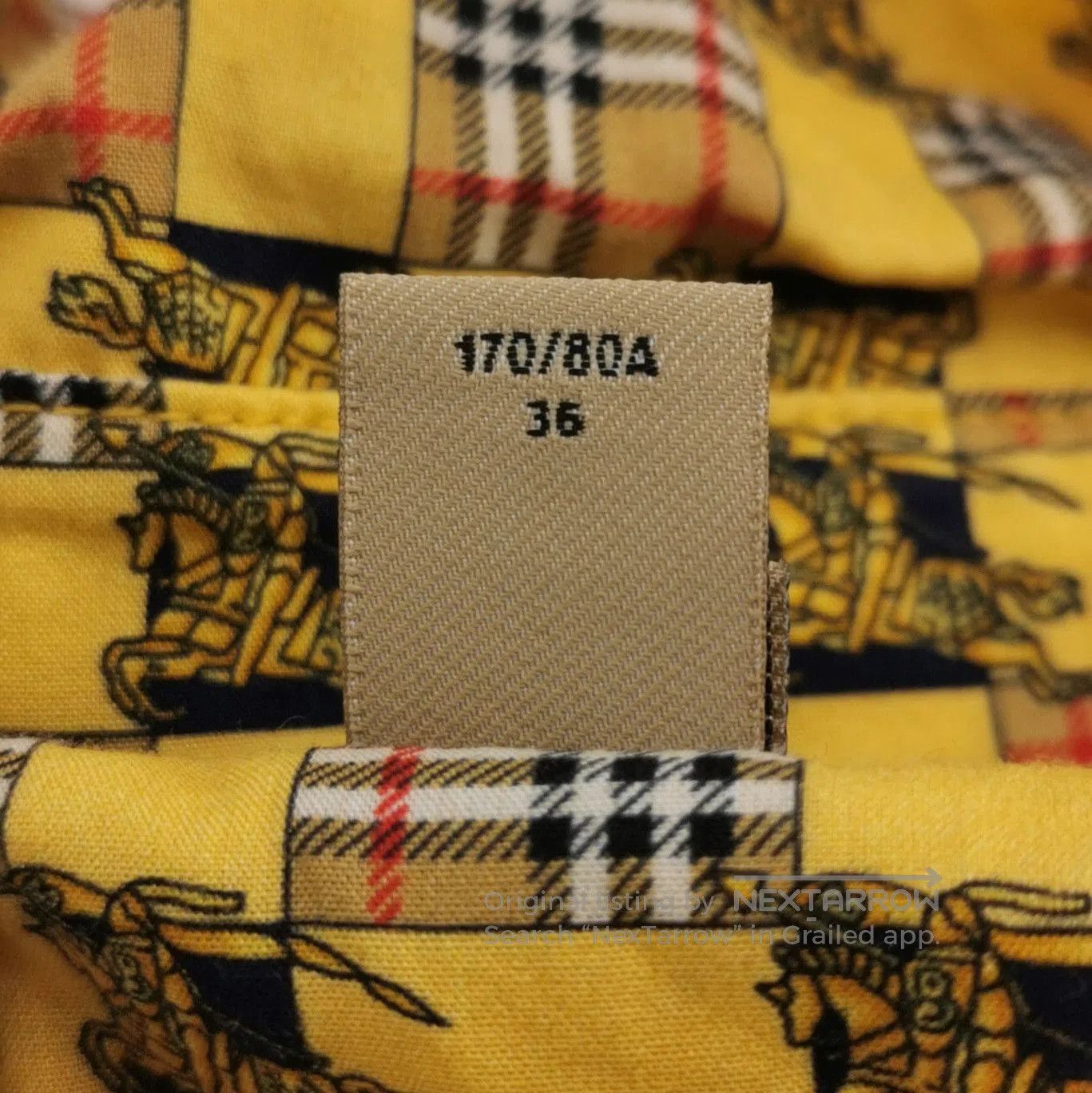 Burberry Burberry Colorful Graphic Pattern Short Sleeve Shirt . Size US S / EU 44-46 / 1 - 7 Thumbnail