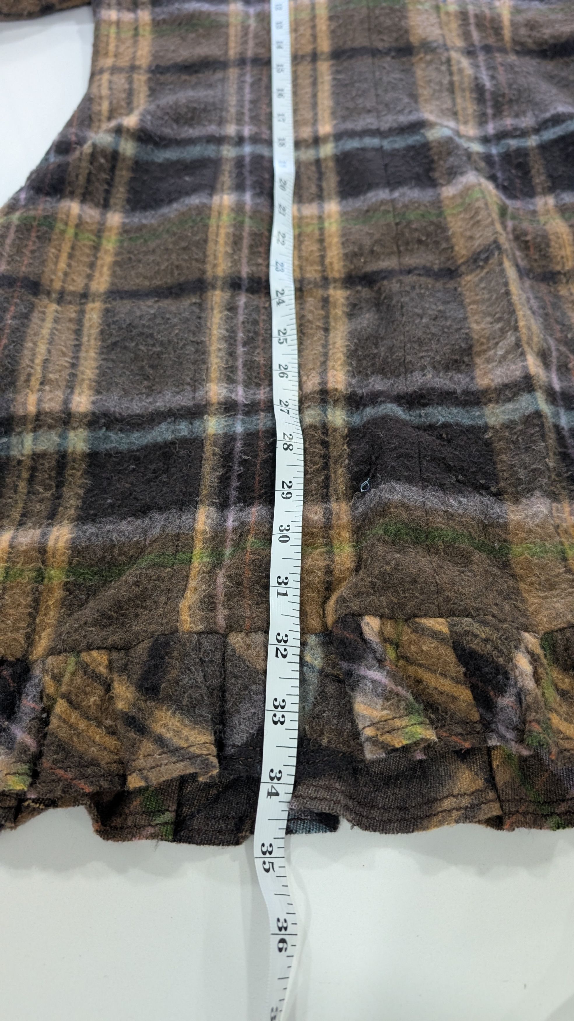 Acne Studios Acne Studios Delfin Plaid Wool Mini Dress Brown Ruffle Hem Size S / US 4 / IT 40 - 15 Thumbnail