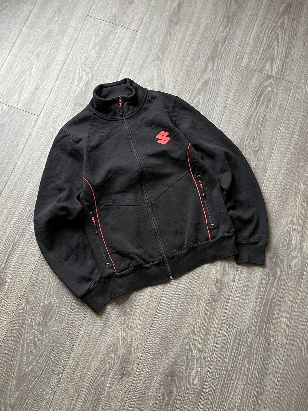 Japanese Brand Vintage 💥 Suzuki Racing Zip Sweatshirt Japanese Size US S / EU 44-46 / 1 - 3 Thumbnail
