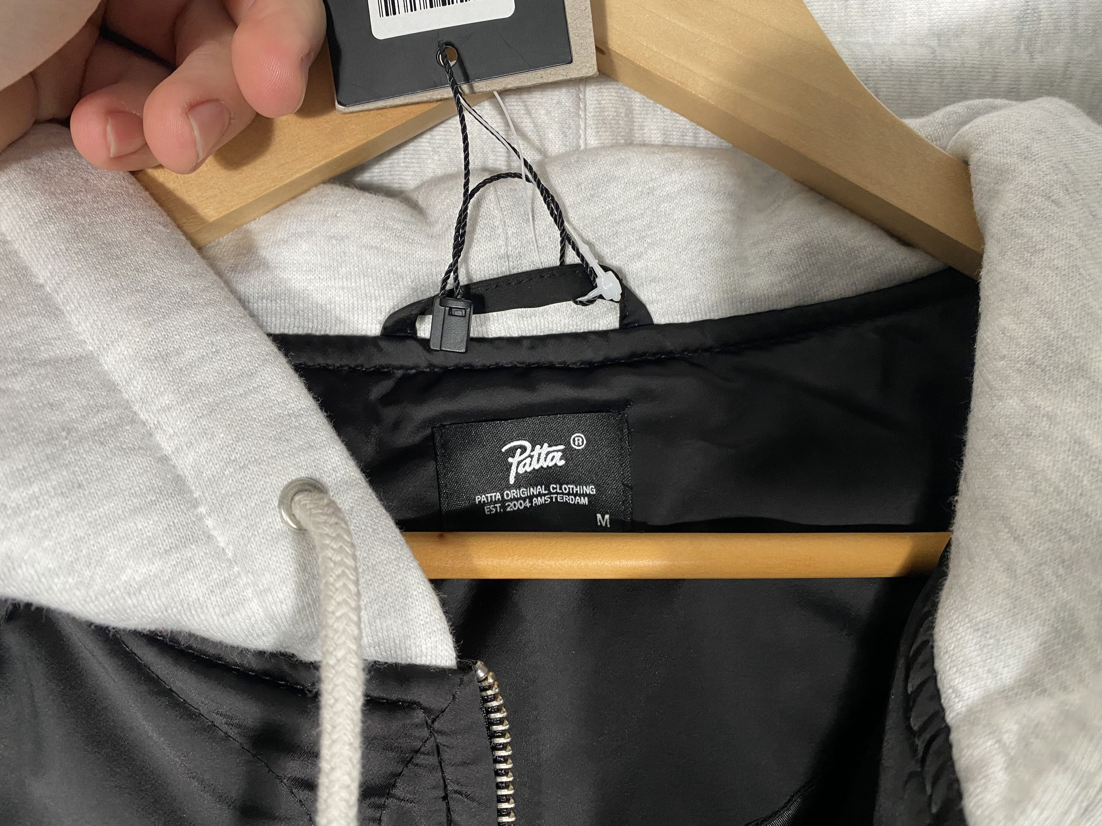 Patta NWT Patta "Love For All" Quilted Hooded Bomber Jacket Black Size US M / EU 48-50 / 2 - 4 Thumbnail