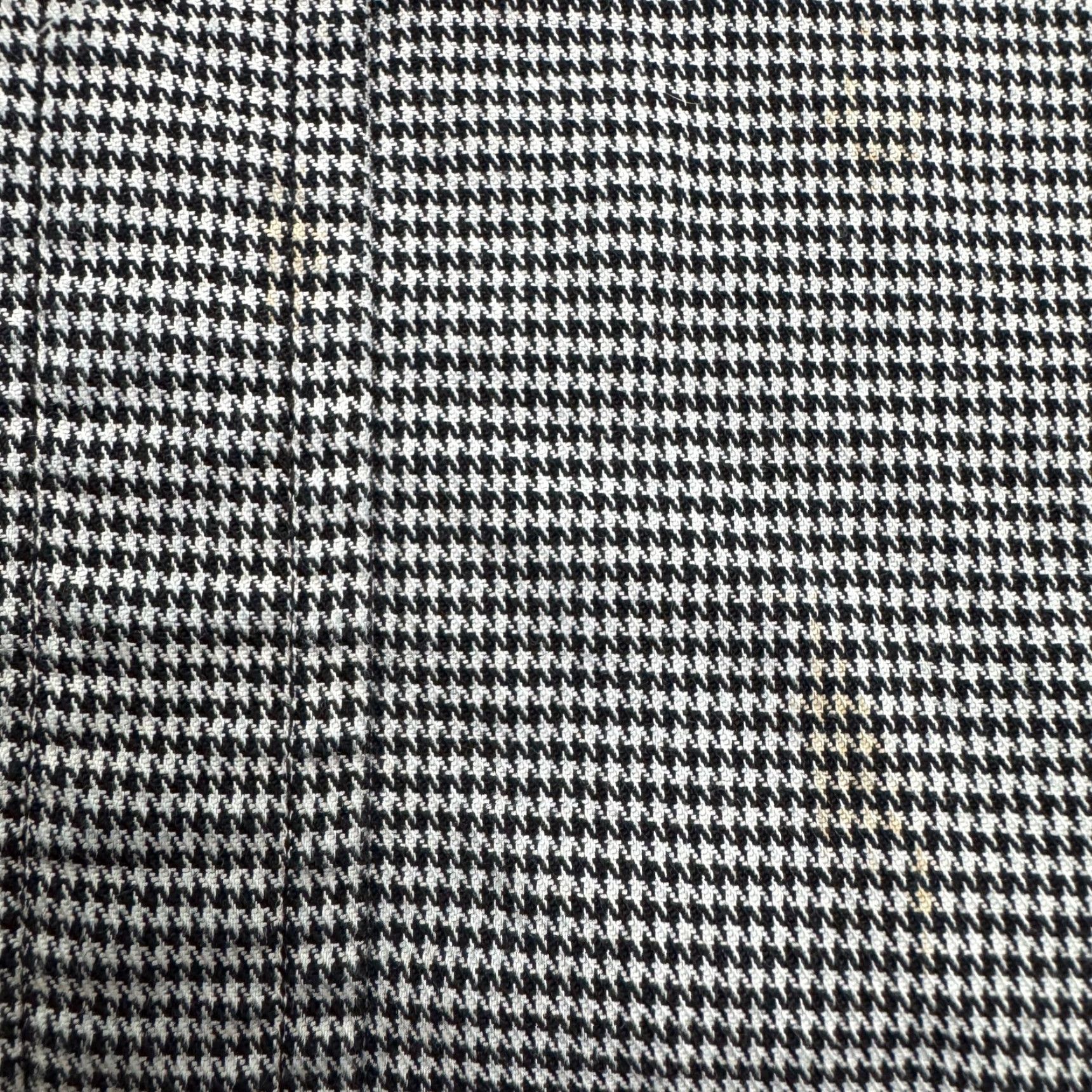 Vintage Five Four Houndstooth Button-Up Shirt Mens Large Black White Casual Regular Fit Size US L / EU 52-54 / 3 - 3 Thumbnail