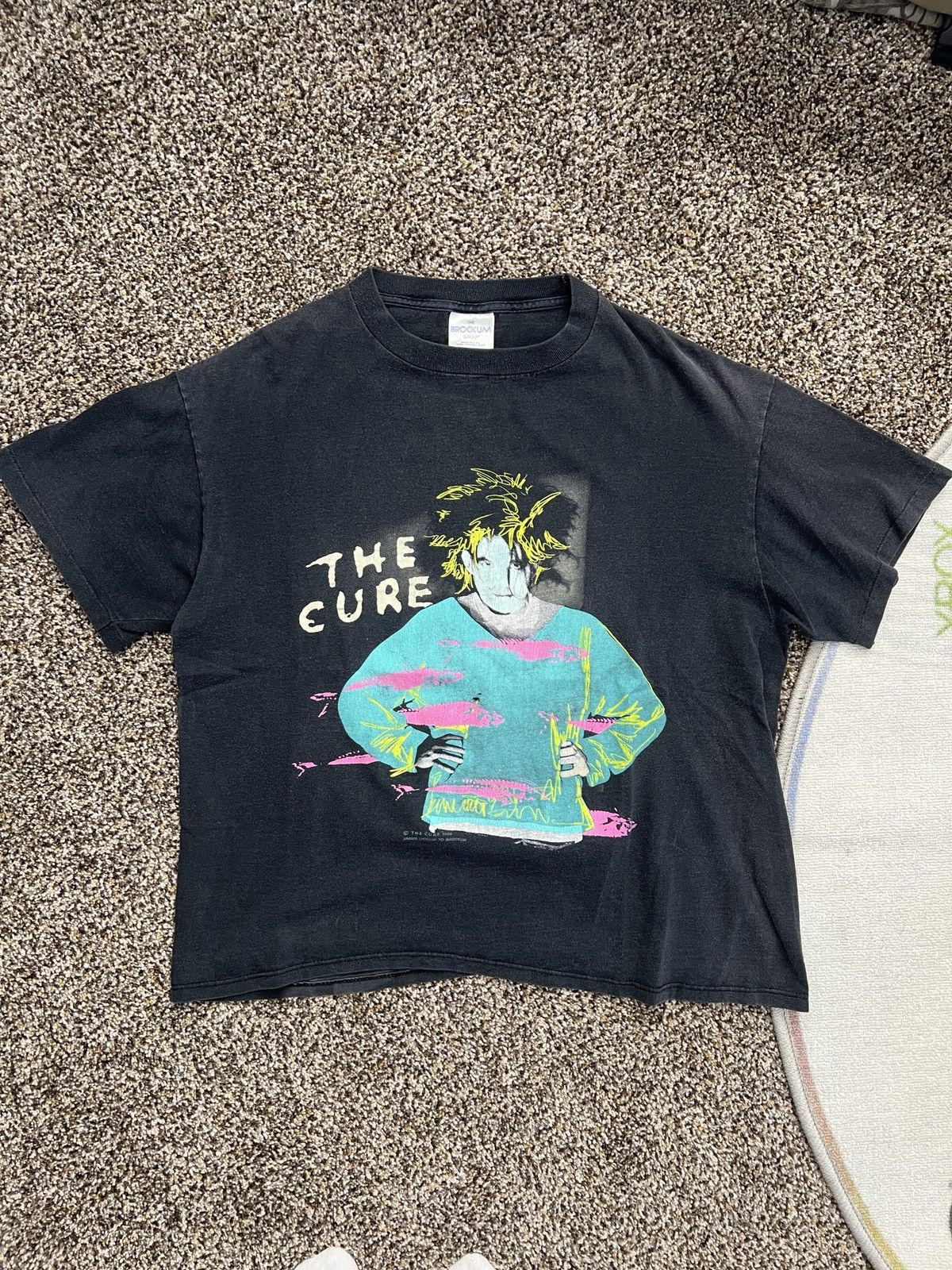 Vintage Faded Thrashed Cure Band Tee Size US XL / EU 56 / 4 - 1 Thumbnail