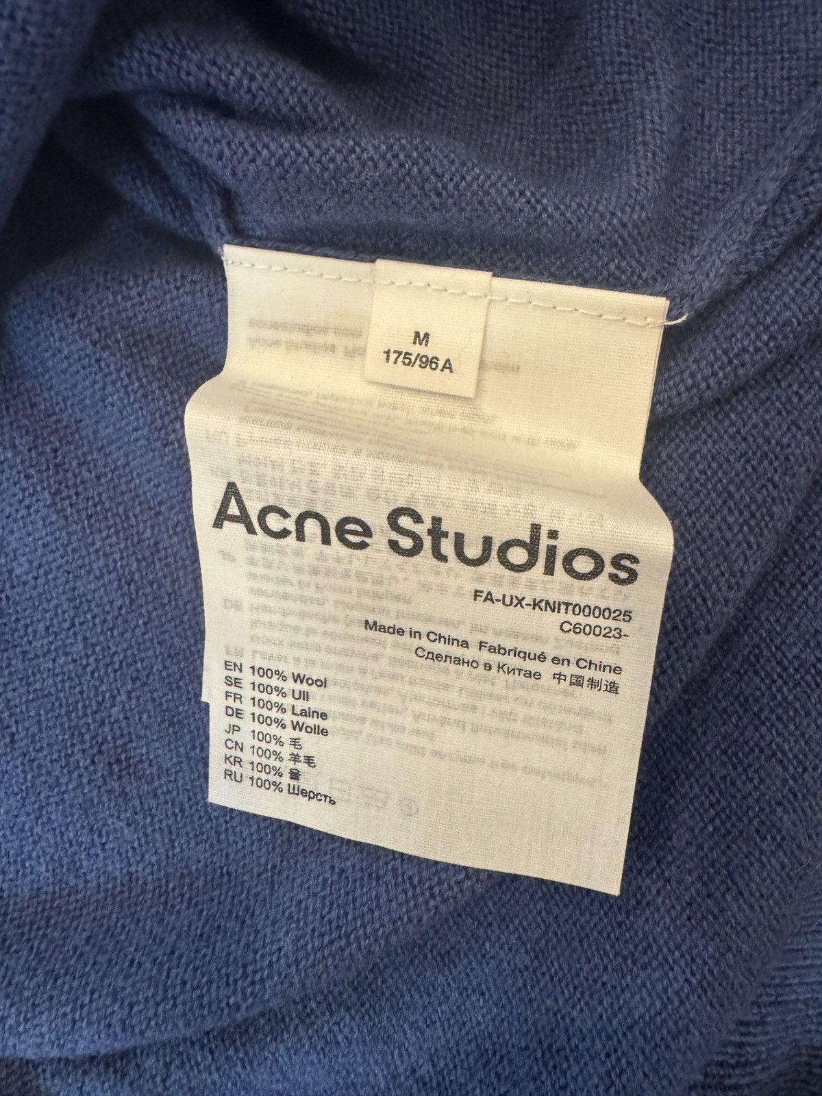 Acne Studios ACNE Studios Nolan Face Sweater Size US M / EU 48-50 / 2 - 3 Thumbnail
