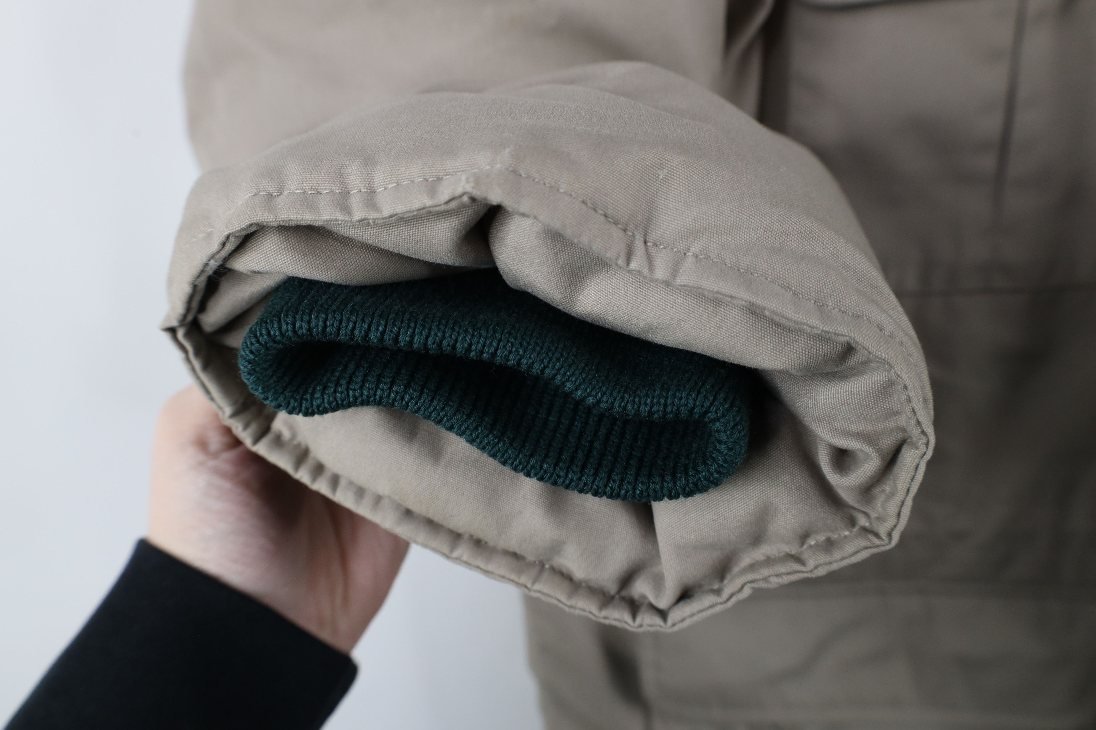 Eddie Bauer × Vintage Vintage 90s Eddie Bauer Line Duck Down Hooded Puffer Jacket Size US L / EU 52-54 / 3 - 6 Thumbnail