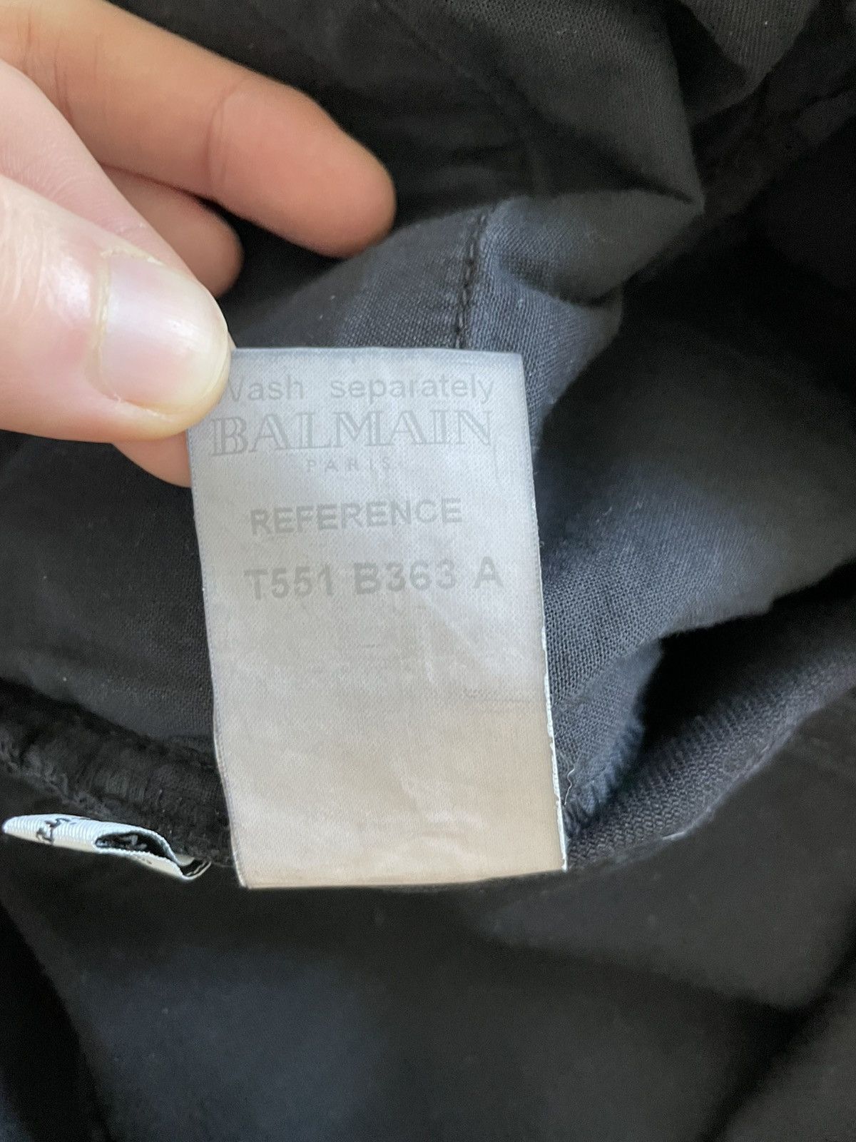 Sold)Balmain decarnin ss11 silver waxed coating jeans