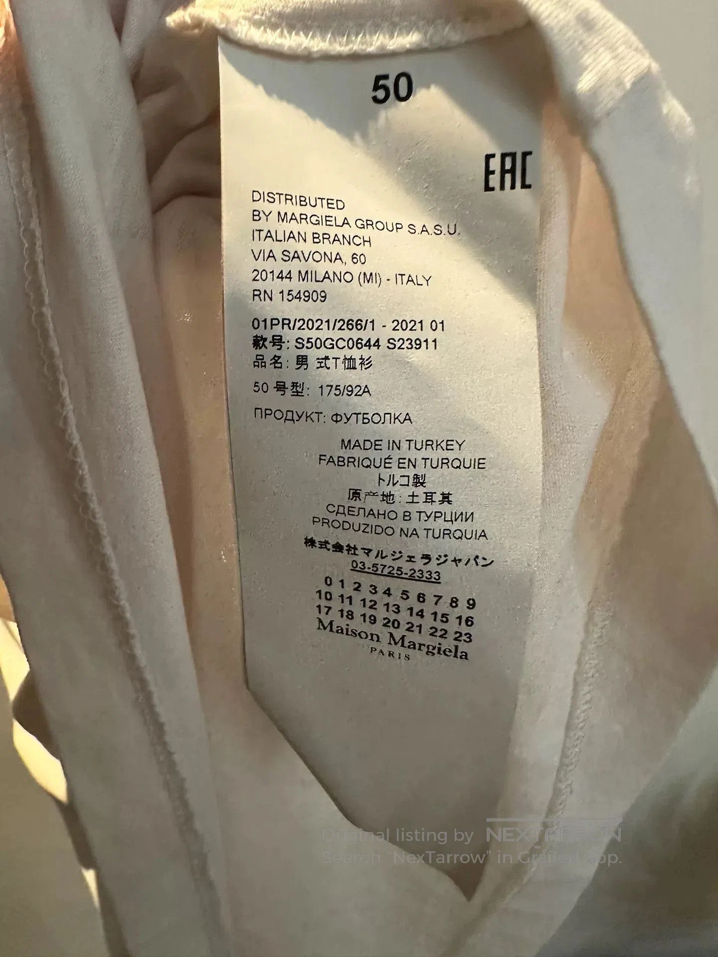 Maison Margiela maison margiela short sleeve t. Size US L / EU 52-54 / 3 - 4 Thumbnail