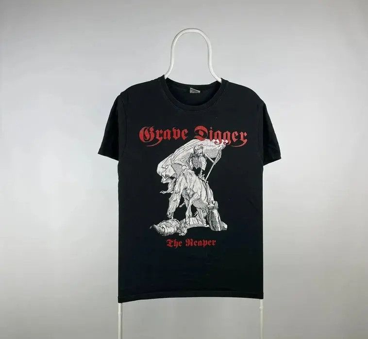 Band Tees Grave Digger T-shirt rock tee vintage metal size L black Size US L / EU 52-54 / 3 - 1 Thumbnail