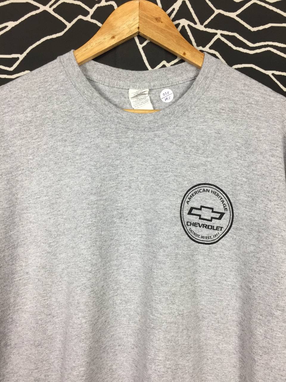 Gildan × Mustang × Vintage Chevrolet An American Heritage Big Logo Racing Tee Size US XL / EU 56 / 4 - 6 Thumbnail