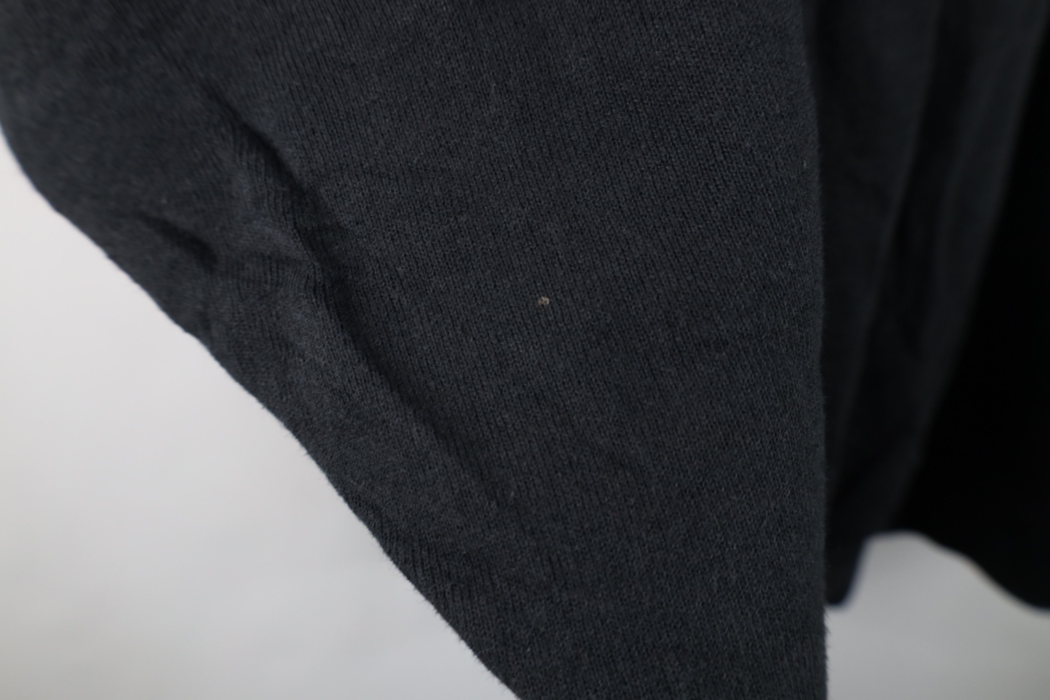 Vintage Vintage 90s Streetwear Blank Crewneck Sweatshirt Black USA Size 3XL / US 20-22 - 6 Thumbnail