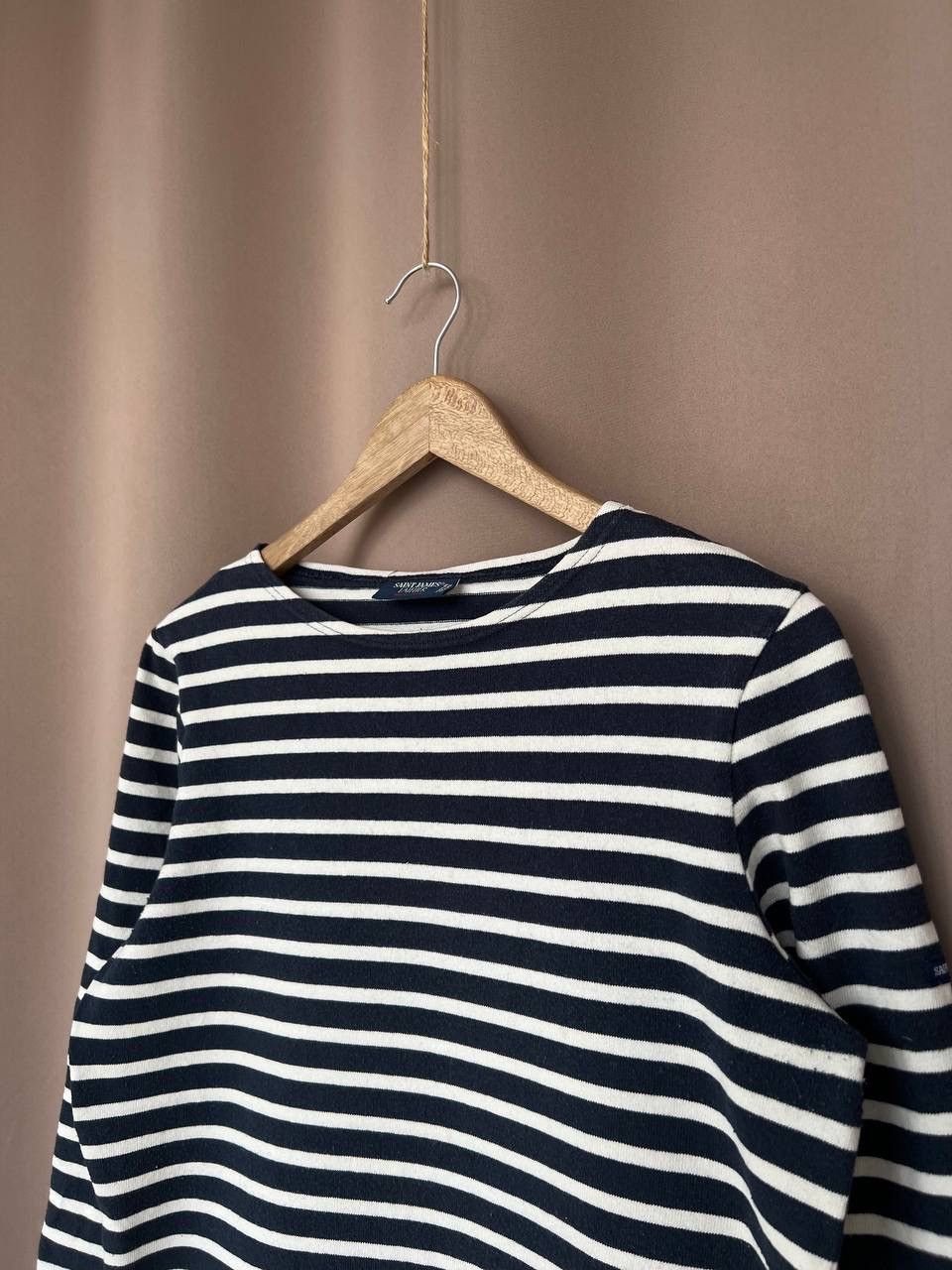 Saint James Saint James L`atelier Striped Long Sleeve Womens Size M Size M / US 6-8 / IT 42-44 - 4 Thumbnail